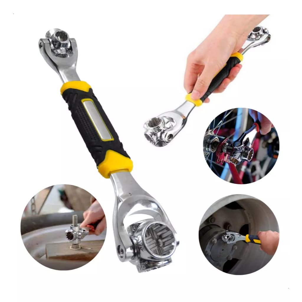 Chave Tigre Boca Universal Soquete 360 Profissional 48em1, reforçada, grande, forte
