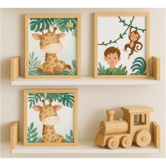 Prateleiras MDF - Prateleira Madeira Pinus