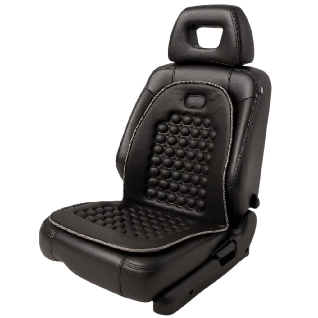 Encosto e Assento Massageador Ortopédico Lombar Automotivo Modelo Universal