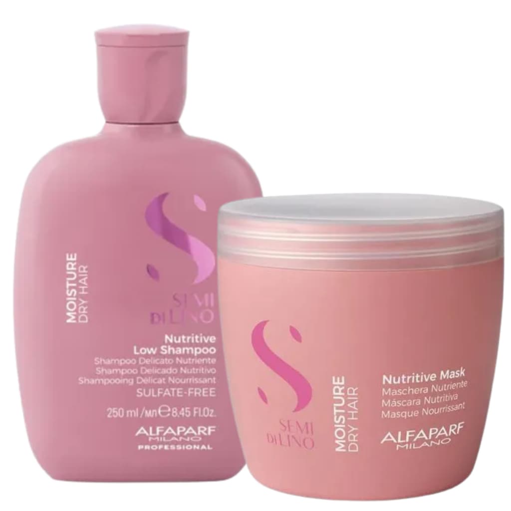 Kit Moisture Shampoo 250ml e Máscara 500ml - Alfaparf