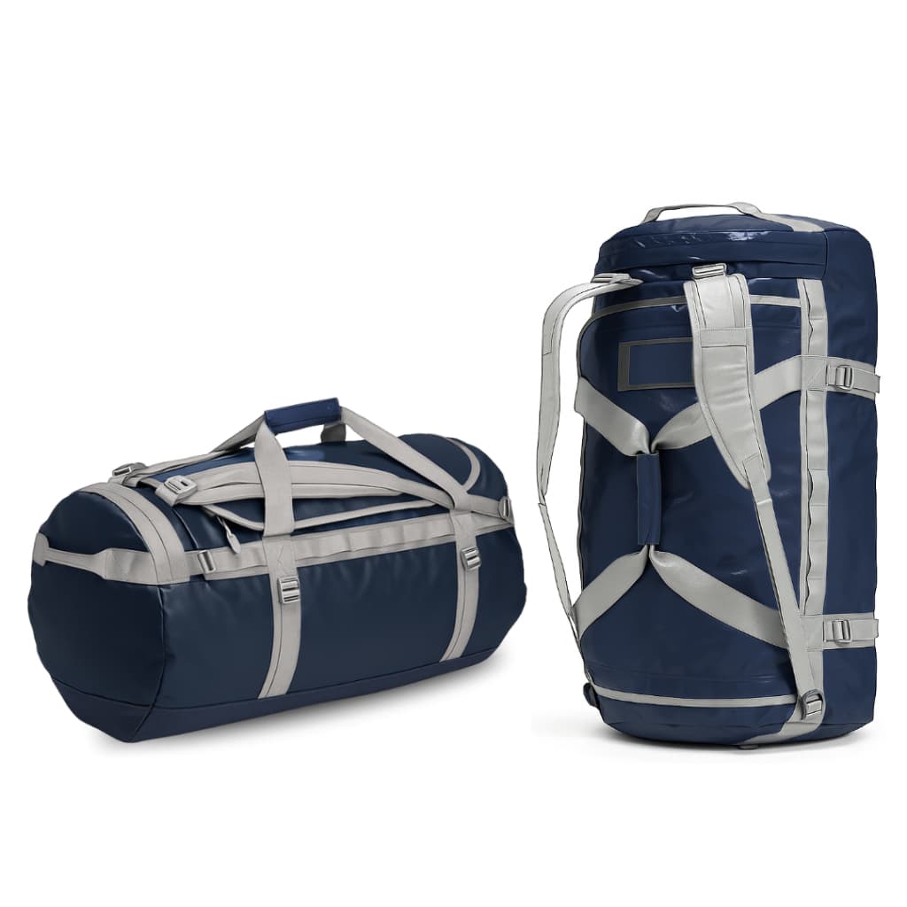 Bolsa Duffel Para Viagem Academia Fitness Esportiva Grande Lona Reforçada Azul