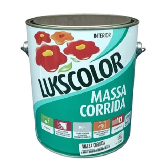 Massa Corrida Pva Interior 3,6 litros - Lukscolor