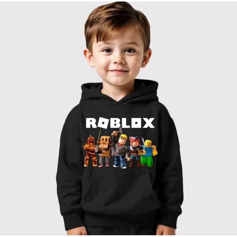 Blusa de frio Moletom infantil Jogo eletrônico Moletom com bulso e capuz