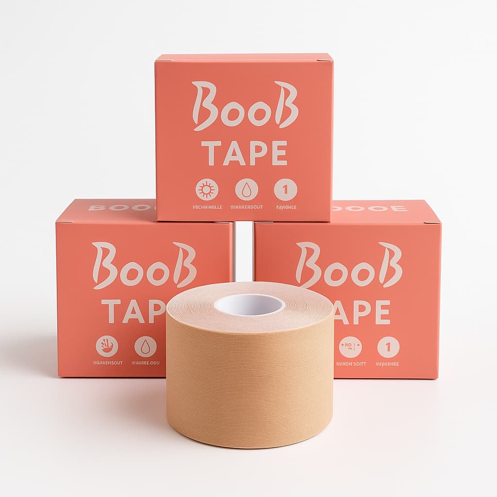 1 ou 2 Fitas Levanta Peito Adesivo Sutiã Seios Boob Tape