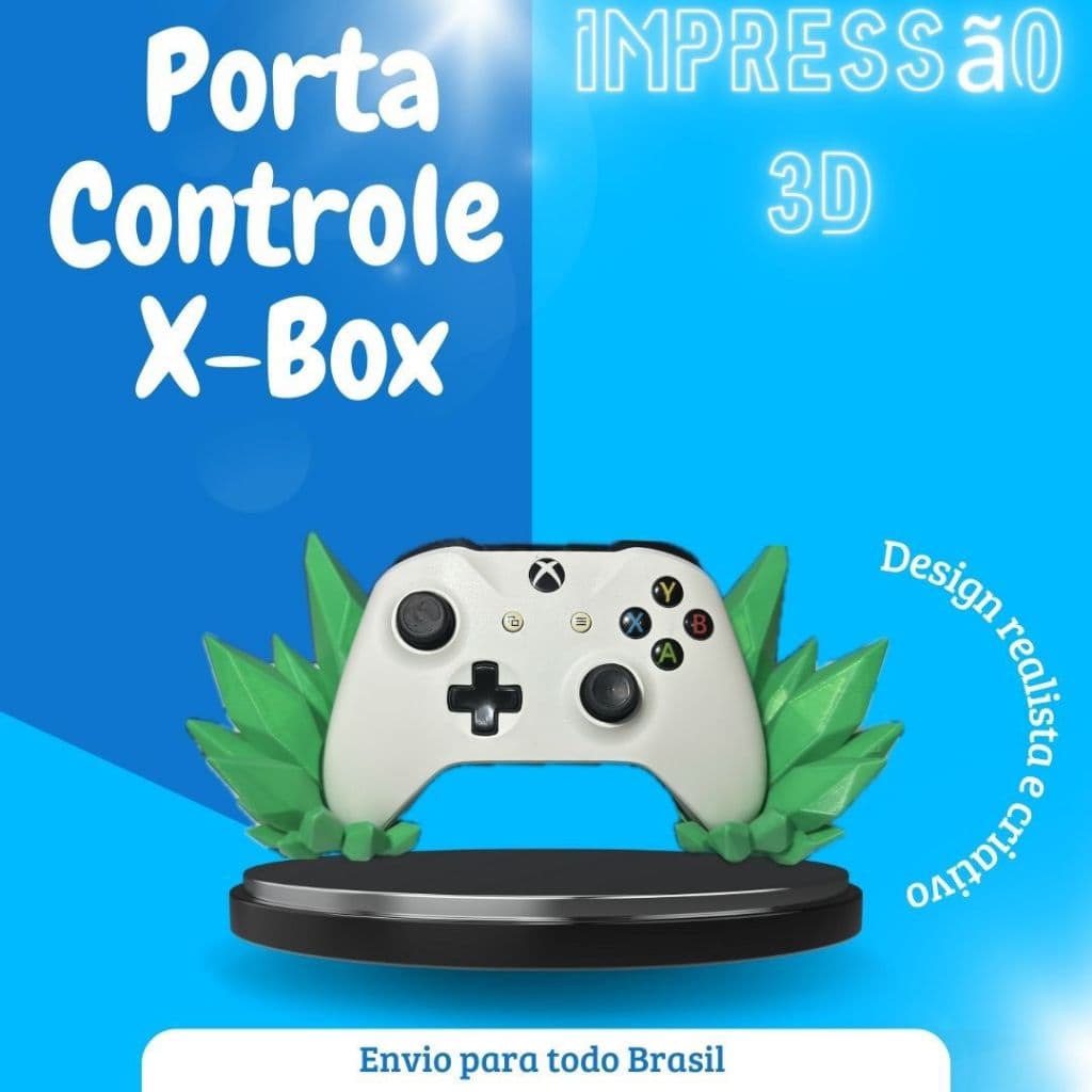 Suporte Controle/Xbox/ Decorar o setup /pc/gamer/computador/suportes/ Nerd