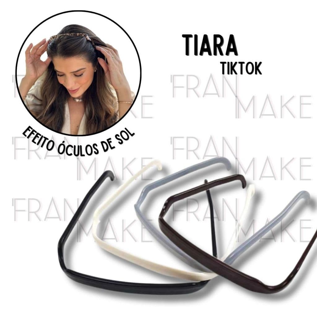 Tiara Tipo Óculos de Sol - Viral TikTok