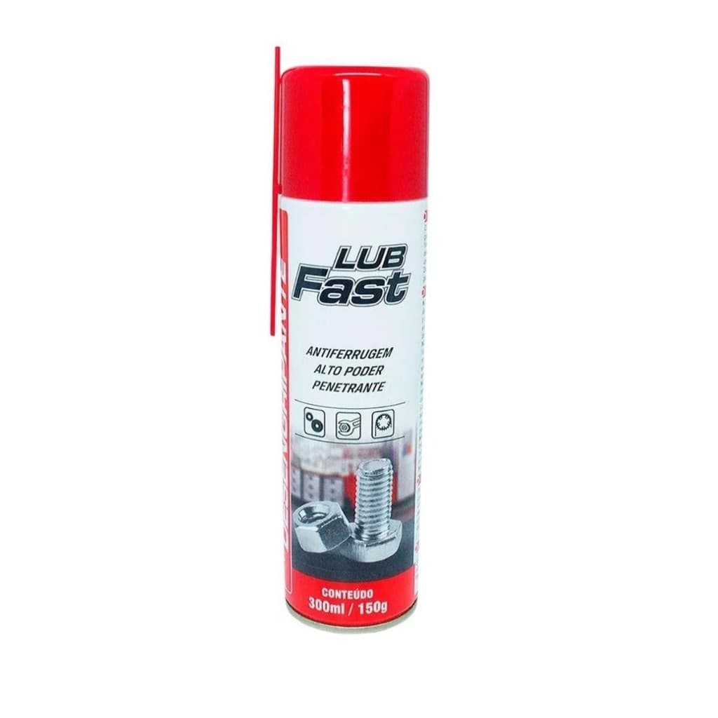Óleo Desengripante Lub Fast 300ml Lubrificante Protetivo Antiferrugem Penetrante Multiuso