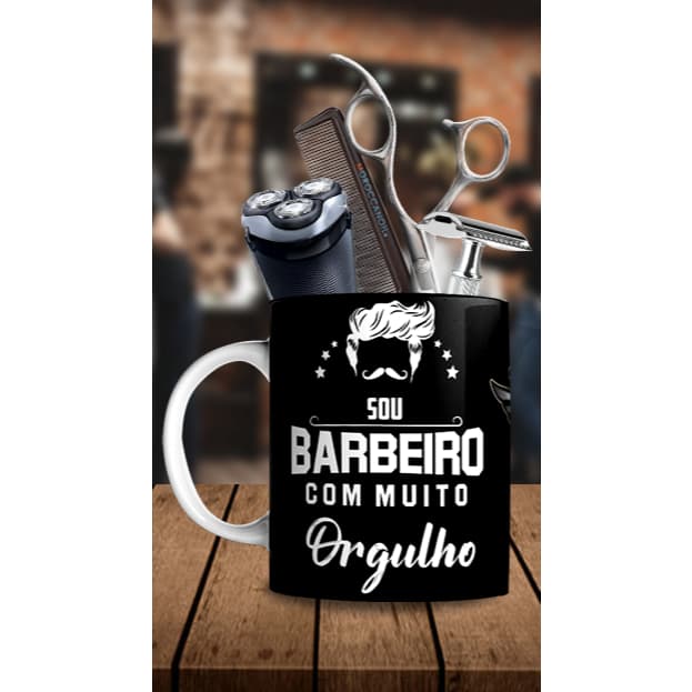 Caneca Personalizada Profissão Barbeiro