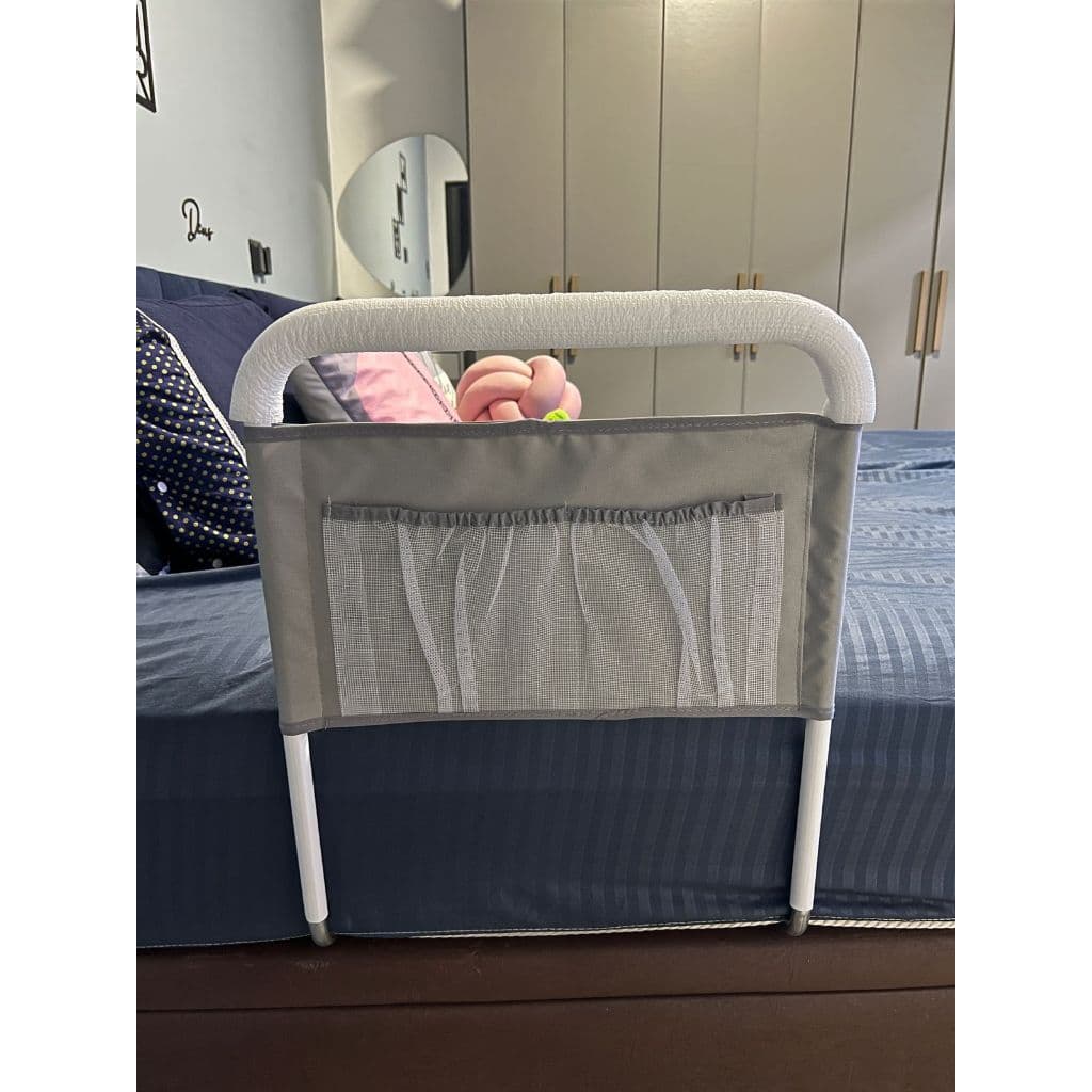 Grade De Cama CINZA Apoio de Segurança para Idoso Reforçada PRONTA ENTREGA