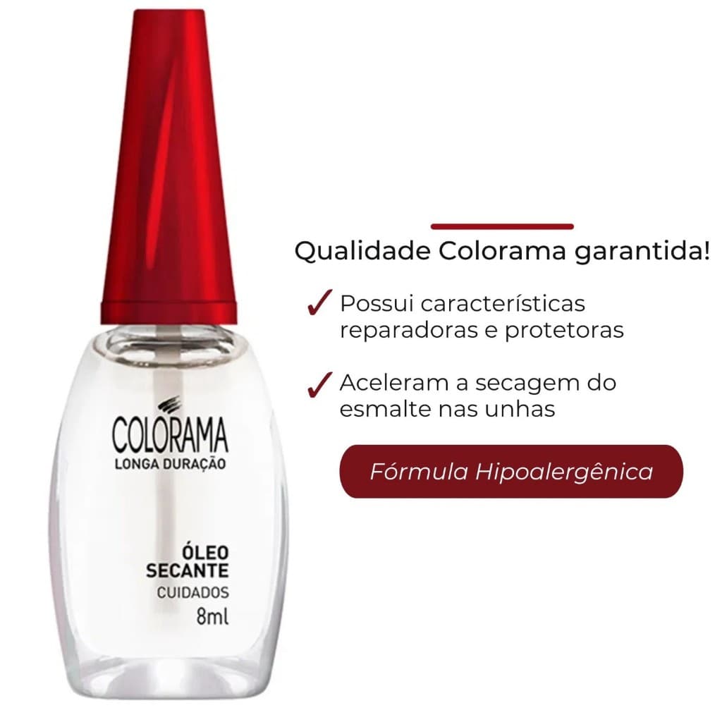 Óleo Secante Colorama 8ml