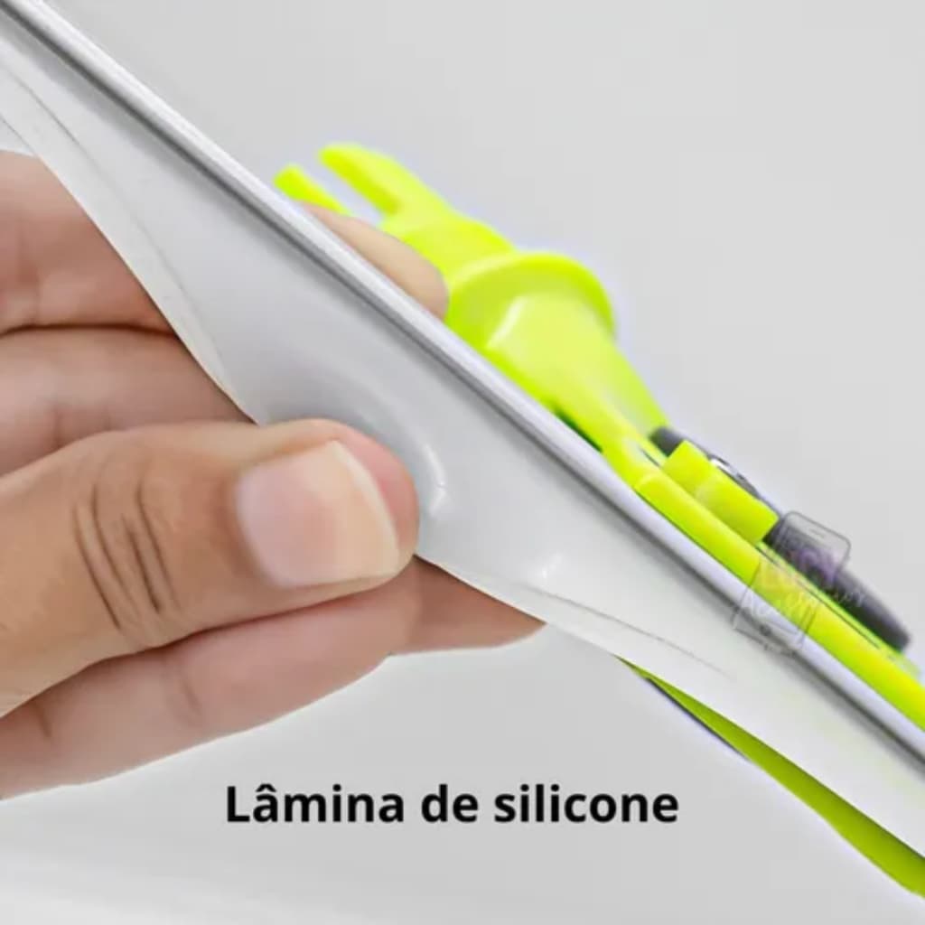 RODO DE SILICONE DAXXEN® - AKORA Sem Risco Secagem Rápida Pisos Vidros Banheiro Carro