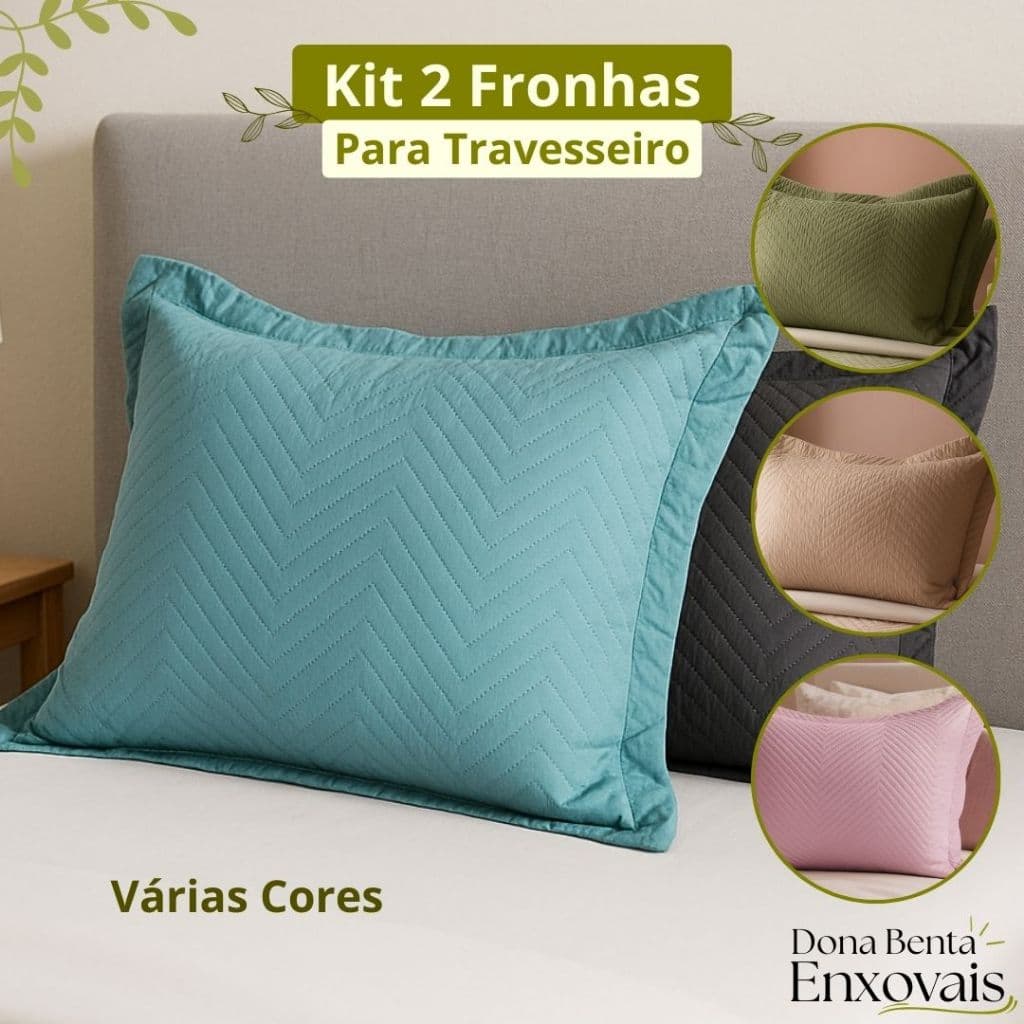 Kit 2 Fronhas para Travesseiro Macias e Confortáveis