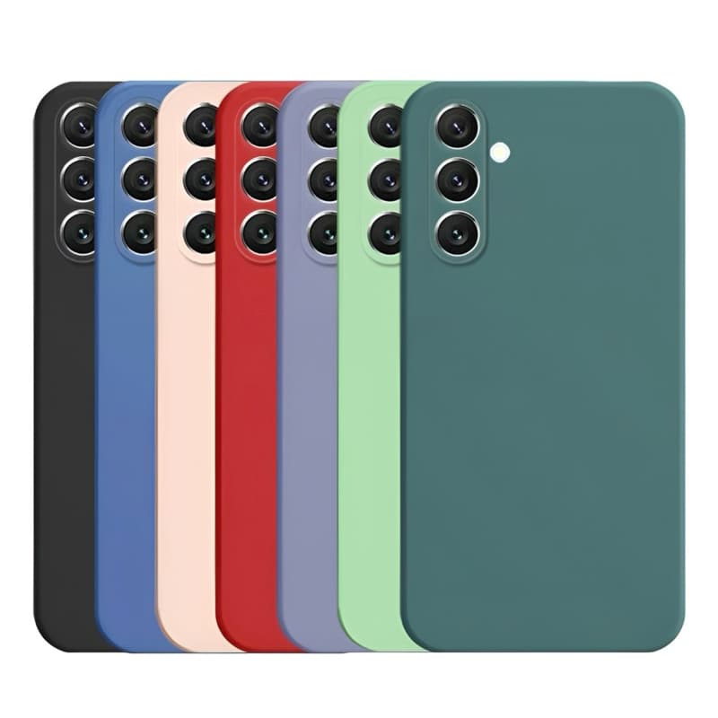 2X1 Samsung Galaxy S25 Fe - Capa Silicone Aveludada Colorida + Película Ceramica 3D