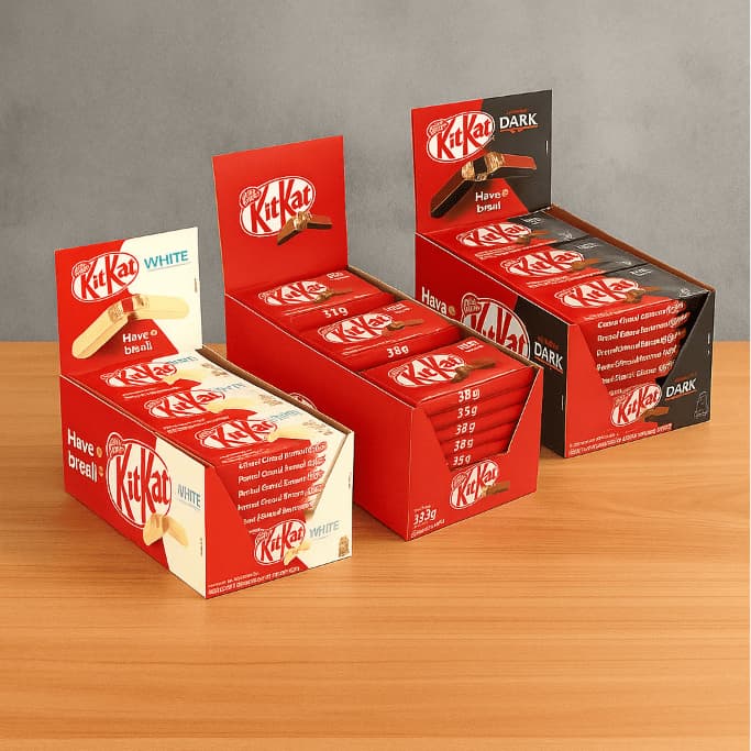 Chocolate Kit Kat Sabores c/24 unidades de 41,5g Display