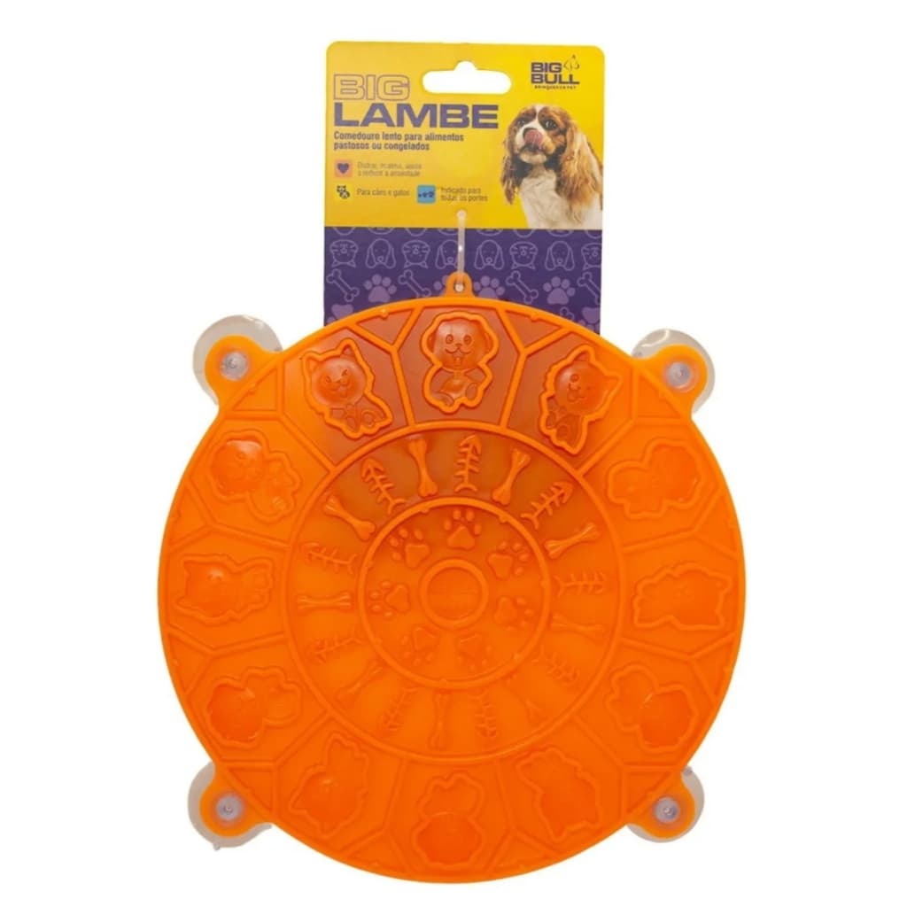 Comedouro Antiderrapante Big Bull Pet Silicone para Cachorro, Gato, Pet Tamanho G