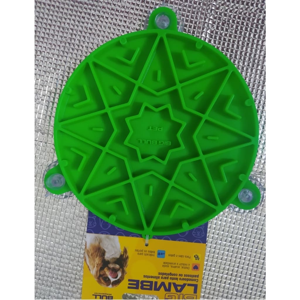 Comedouro Antiderrapante Big Bull Pet Tamanho P, Pet Cachorro Lento