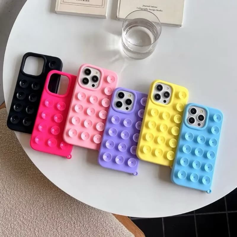CAPA MUITO POUPULAR VENTOSA CHUPANDO FORTE COR BEM BRILHANTE PARA IPHONE 16 15 14 13 12 11