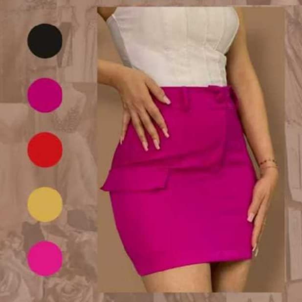 Saia Cargo Alfaiataria Feminino Elegante e Versátil