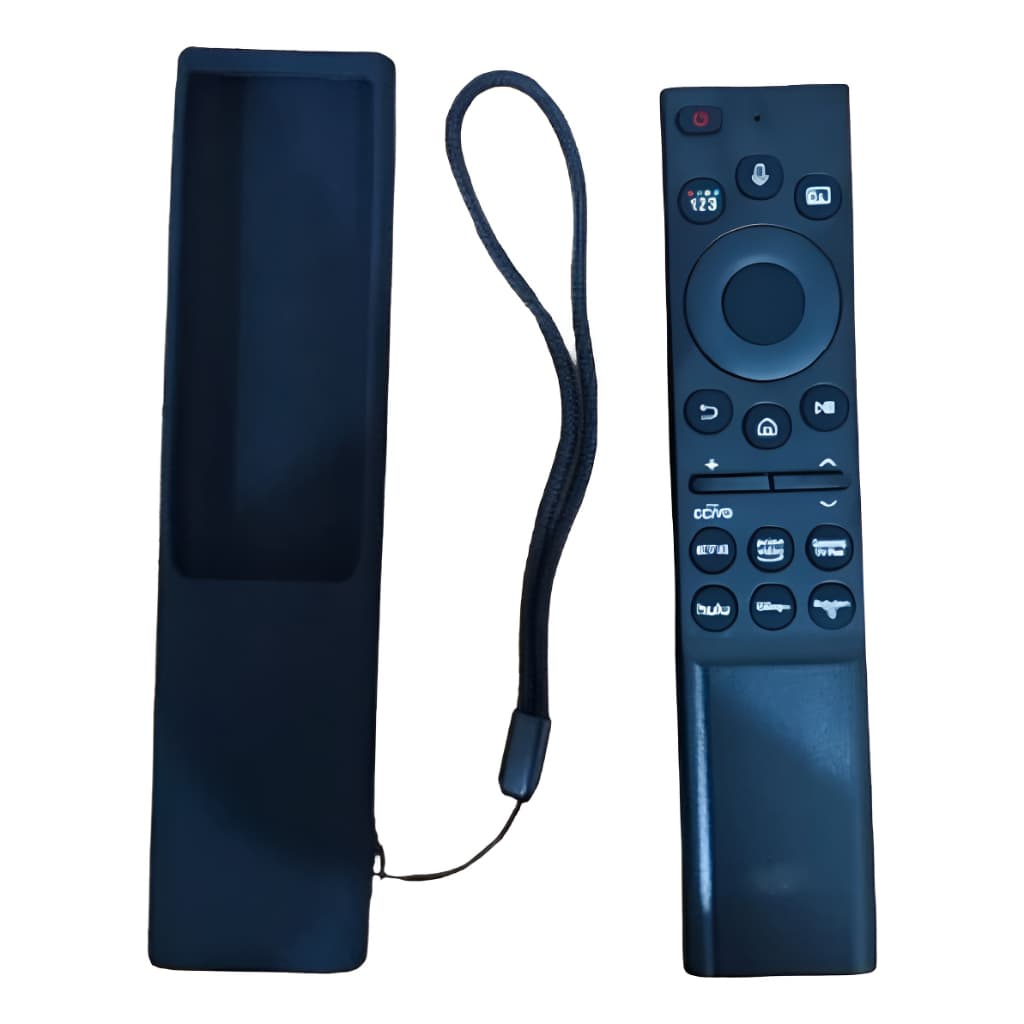 Capinha De Silicone Para Controle Remoto Tv Samsung Com Voz 4k 8k com 6 teclas Netflix