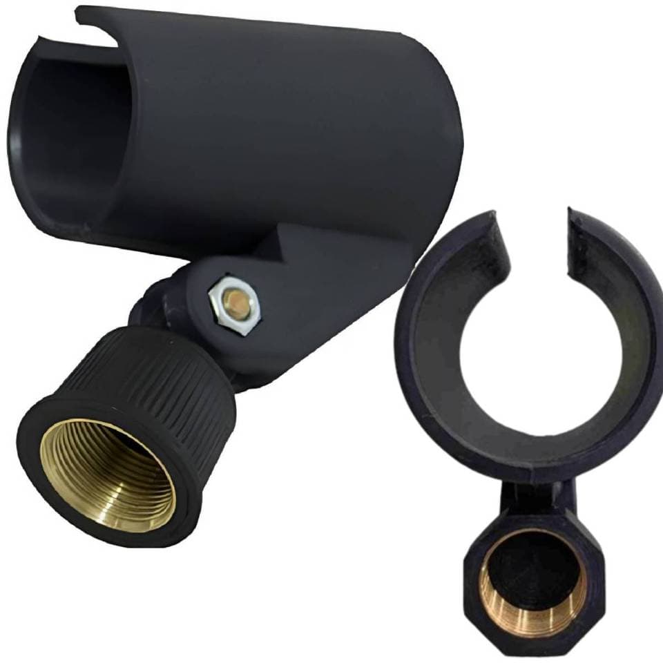 Cachimbo Para Microfone Com Fio Rosca Metálica Profissional Envio Imediato