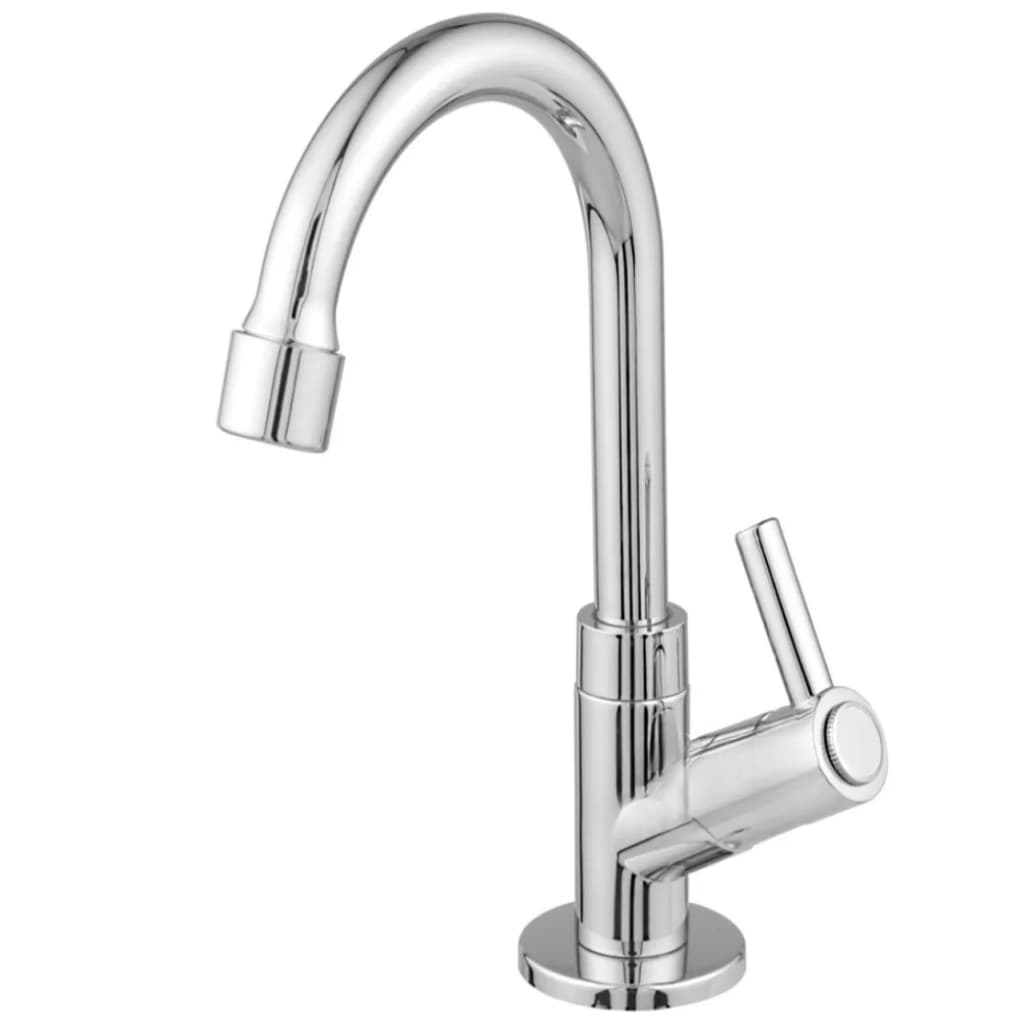 Torneira Lavatório Bica Móvel Luxo Cromada Para Banheiro Bancada Lavabo ABS