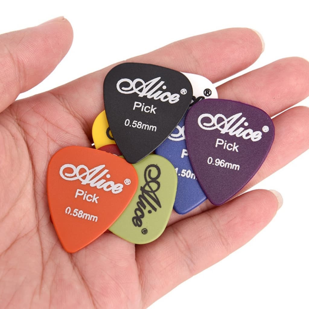 Kit 12 Palheta Alice Original para Guitarra Violão Baixo Ukulele Cavaco