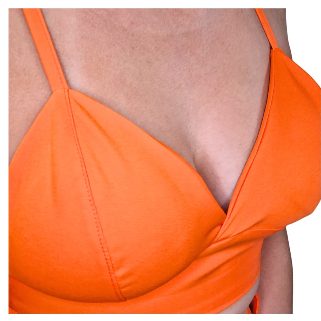 Cropped feminino alça fina com regulagem blusa