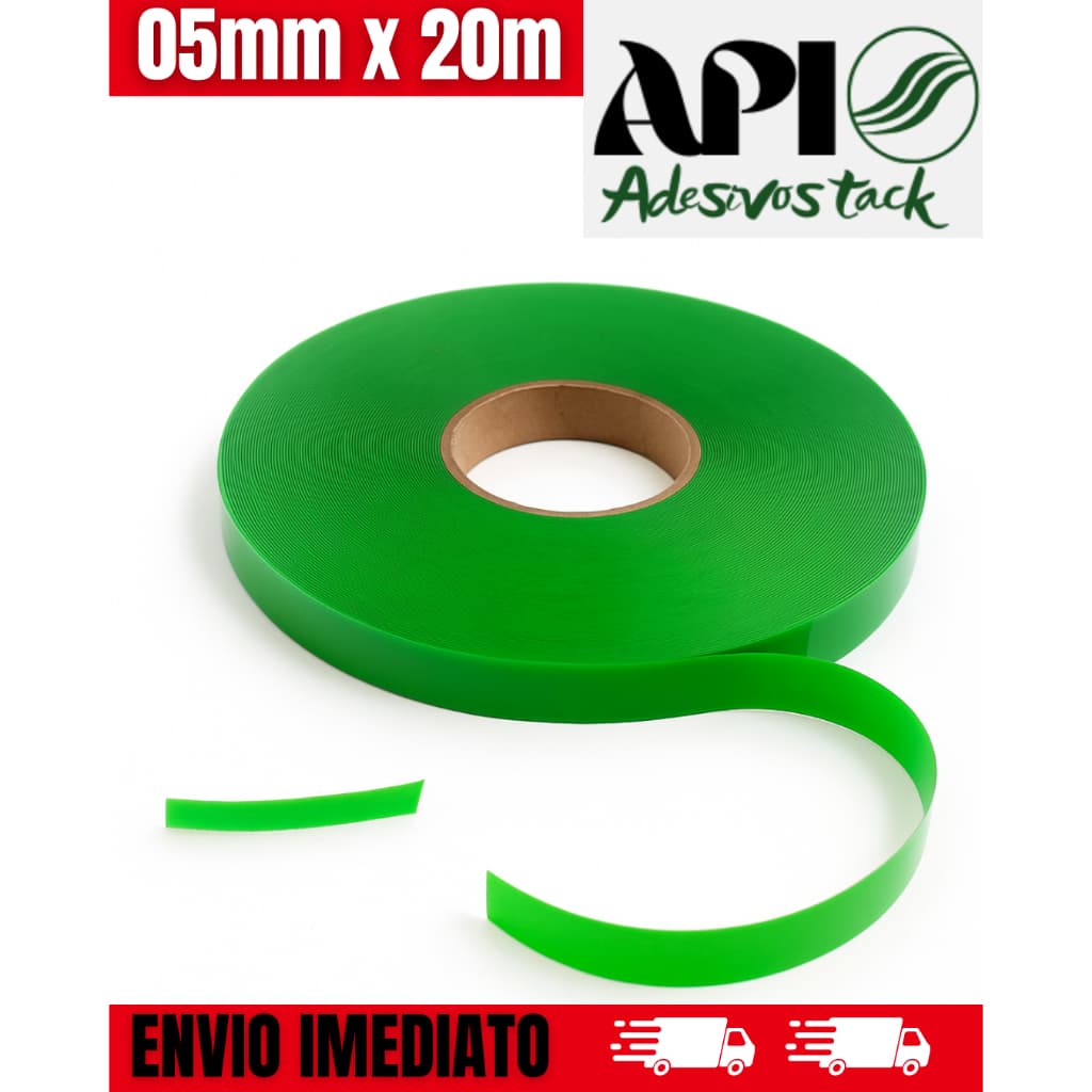 FITA DUPLA FACE VHB 0.8 EXTRA FORTE - 0,05MM X 20M.