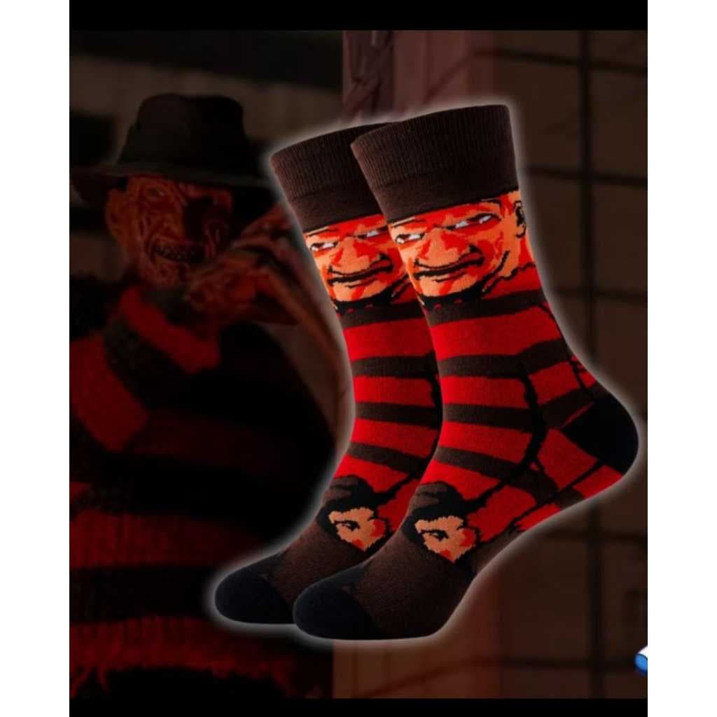 Moda Anime Unissex Meias Terror Freddy E Pennywise