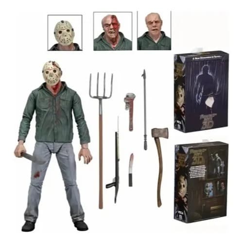 Boneco Jason Sexta-feira 13 Capítulo Final Neca Na Caixa