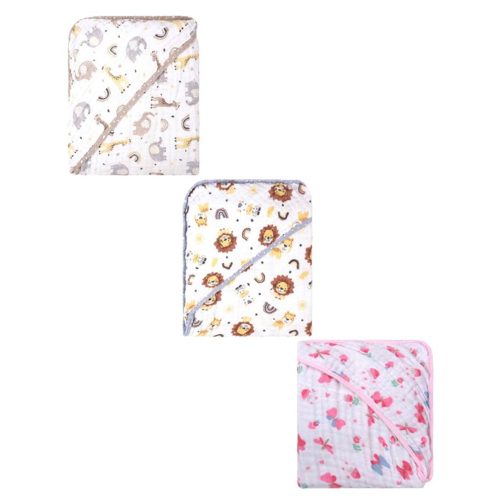 Toalha Soft C/capuz de canto Bublim 100% Algodão 70cm X 70cm Estampas