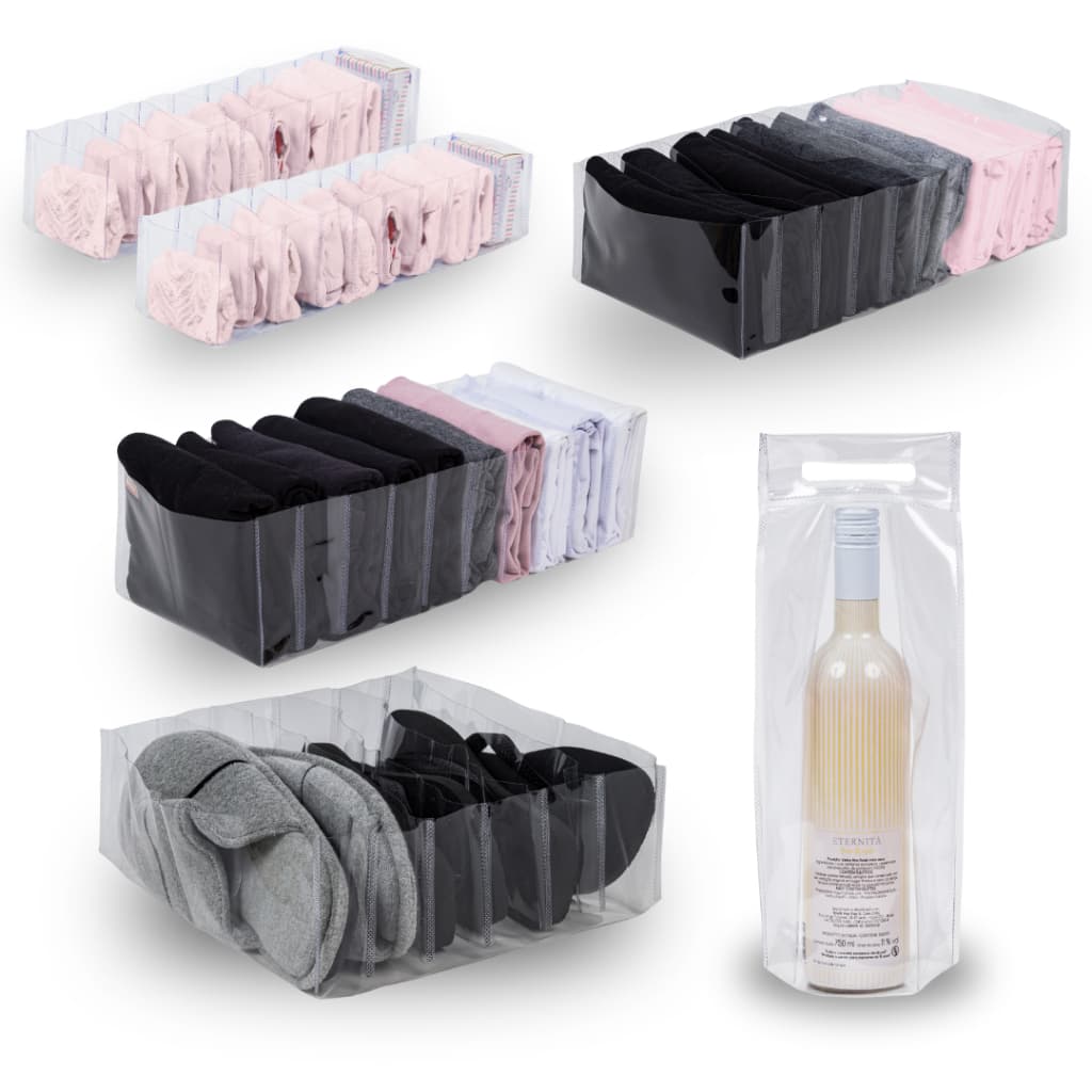 Kit Com 5 Colmeias Organizadoras Shorts, Regatas + Ice Bag