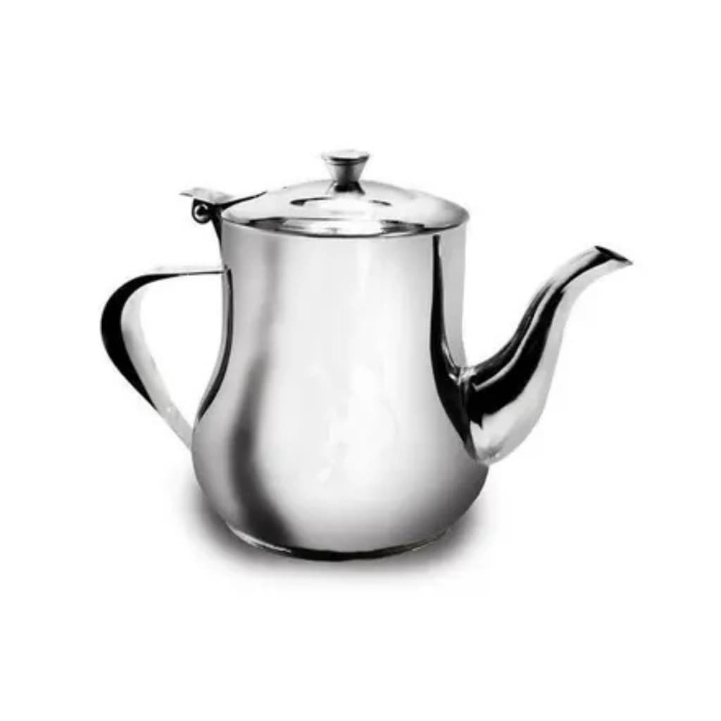 Bule Inox de Chá com Filtro 400ml Western Home