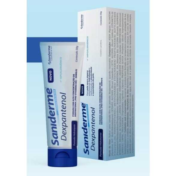 SANIDERME DEXPANTENOL POMADA 30G SANFARMA 1und