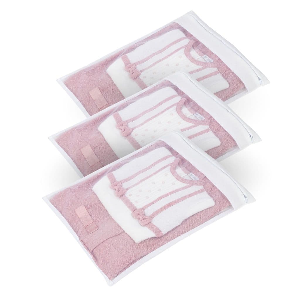 Kit 3 Envelope Premium Para Roupas Jogo Americano 38x49 Cor Branco