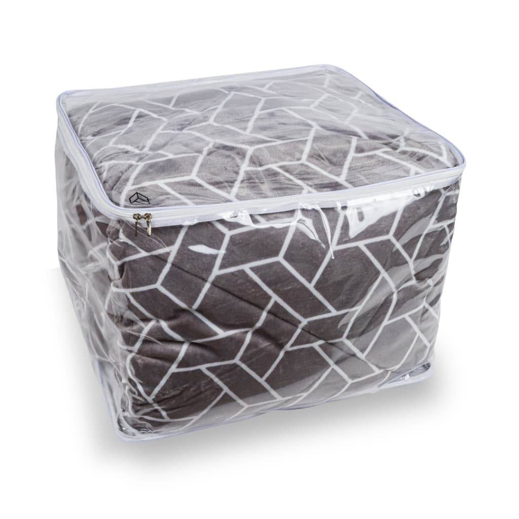 Pack Organizador Edredom Bolsa Transparente 60x50x45 para armazenar cobertor edredom