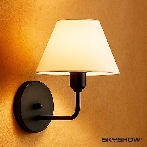 Arandela Aurora bivolt Retrô para Quarto Sala Corredores Abajur Decorativo Skyshow