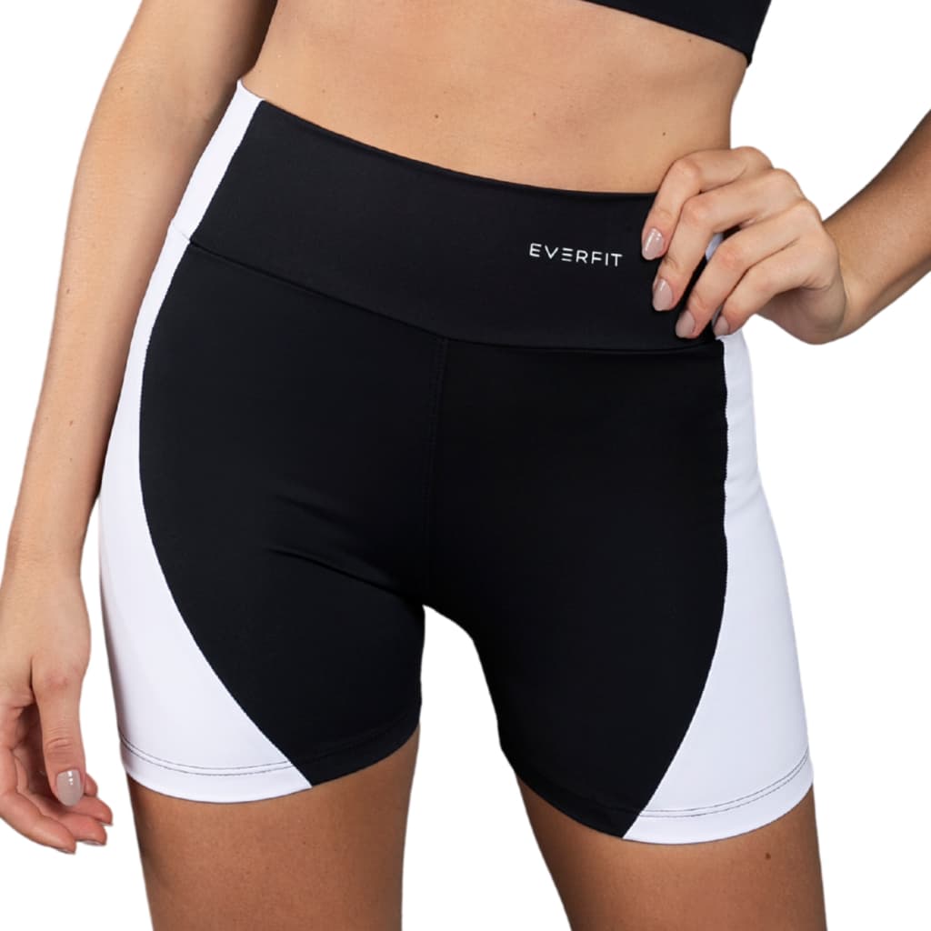 Short Fitness Academia Corrida Feminino com Recorte Lateral Cós Alto para Academia e Treinos Funcionais