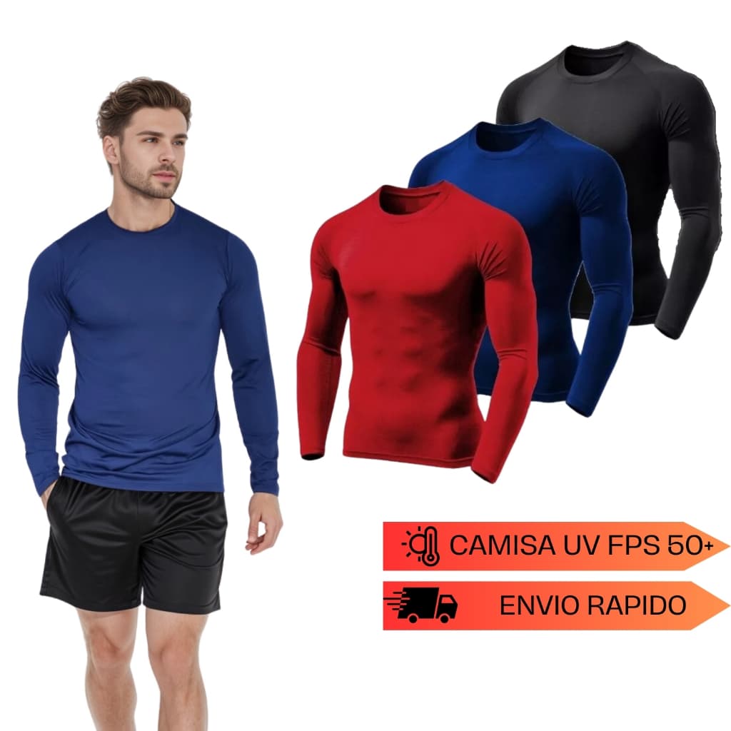 Kit 2 Camiseta UV Proteção Solar Uv50 Segunda Pele Termica Praia Verão Lançamento