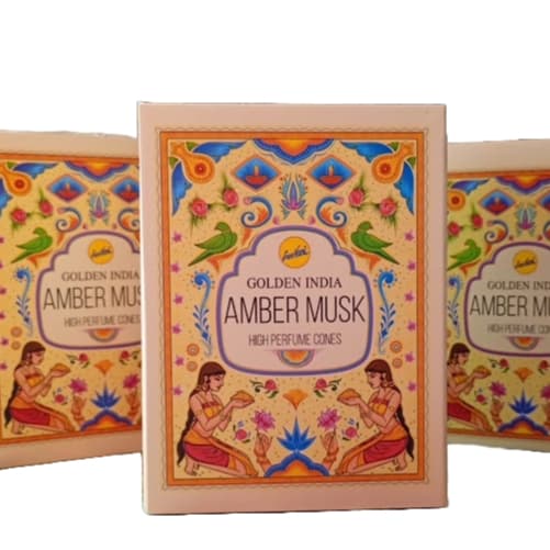 Incenso Cone Cascata Indiano Sree Vani Para Incensário Aromaterapia Meditação
