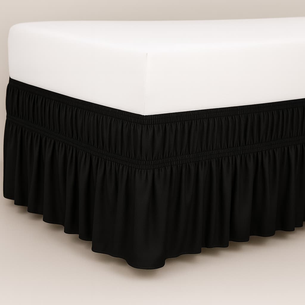 Saia Para Colchão Box Queen Size - Microfibra Com Elásticos
