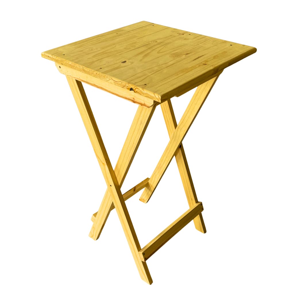Mesa Dobrável Pratica e resistente - 80cm de altura 48x48cm