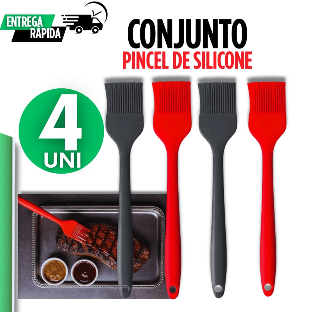 Pincéis de Silicone Premium 25,2Cm Resistencia, Durabilidade e Qualidade Garantida para sua cozinha