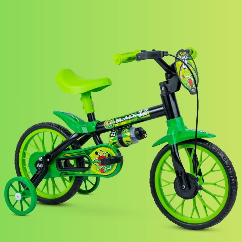 Bicicleta Infantil Black 12 Nathor Aro 12