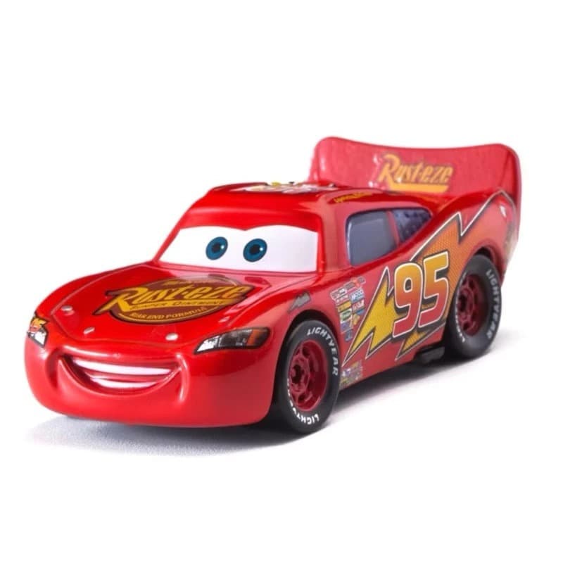 Carrinho Miniatura de Fricção Relâmpago Mcqueen de 7cm e 12cm Carrinho De Ferro
