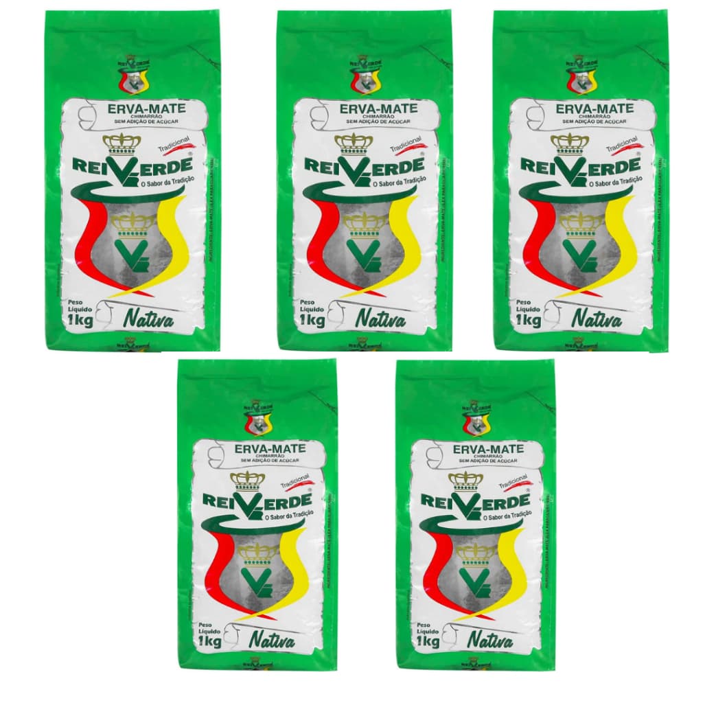 Erva Mate Rei Verde Tradicional Kit C/5kg