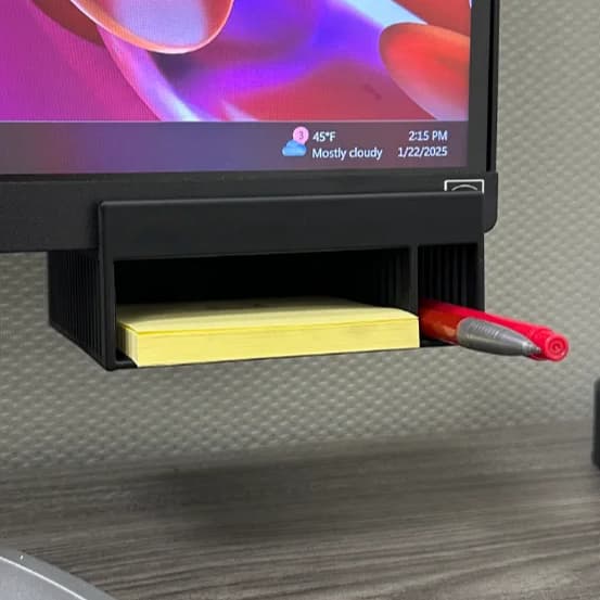 Organizador de Mesa para colocar em Monitor - Organização Suporte Mesa Home Office etc