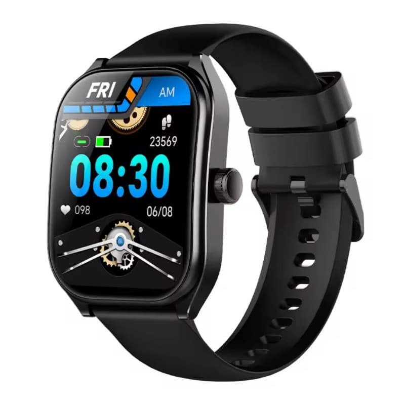Relogio Inteligente Aolon Curve Blue IP68 Tela Flex Curva de 2.01" HD Bluet 5.3 Faz e recebe chamadas Monit sono pressão