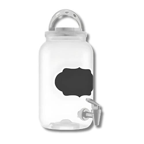 Suqueiras De Plástico Louça 3,6l DIspenser Grande Bebidas Pote Com Tampa Alça E Torneira