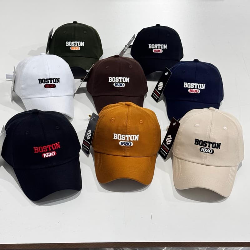 Boné BOSTON Beisebol Aba Curva Fitão Unissex Macio masculino feminino Regulagem ajustável Premium.